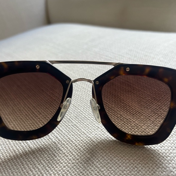 Prada Cateye Gradient Tortoise Brown Sunglasses - Picture 9 of 9